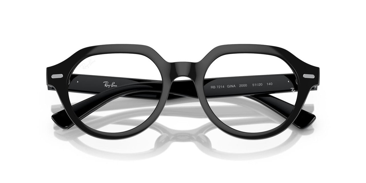 Gafas Oftálmicas Ray-Ban 0RX7214 Unisex Color Negro