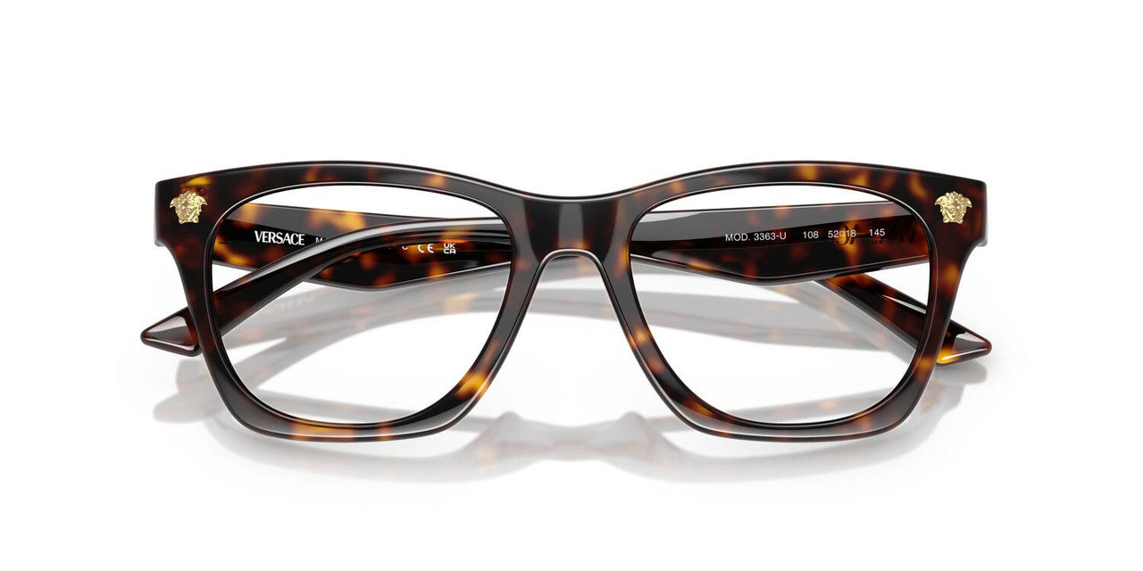 Gafas Oftálmicas Versace VE3363U Hombre Color Havana