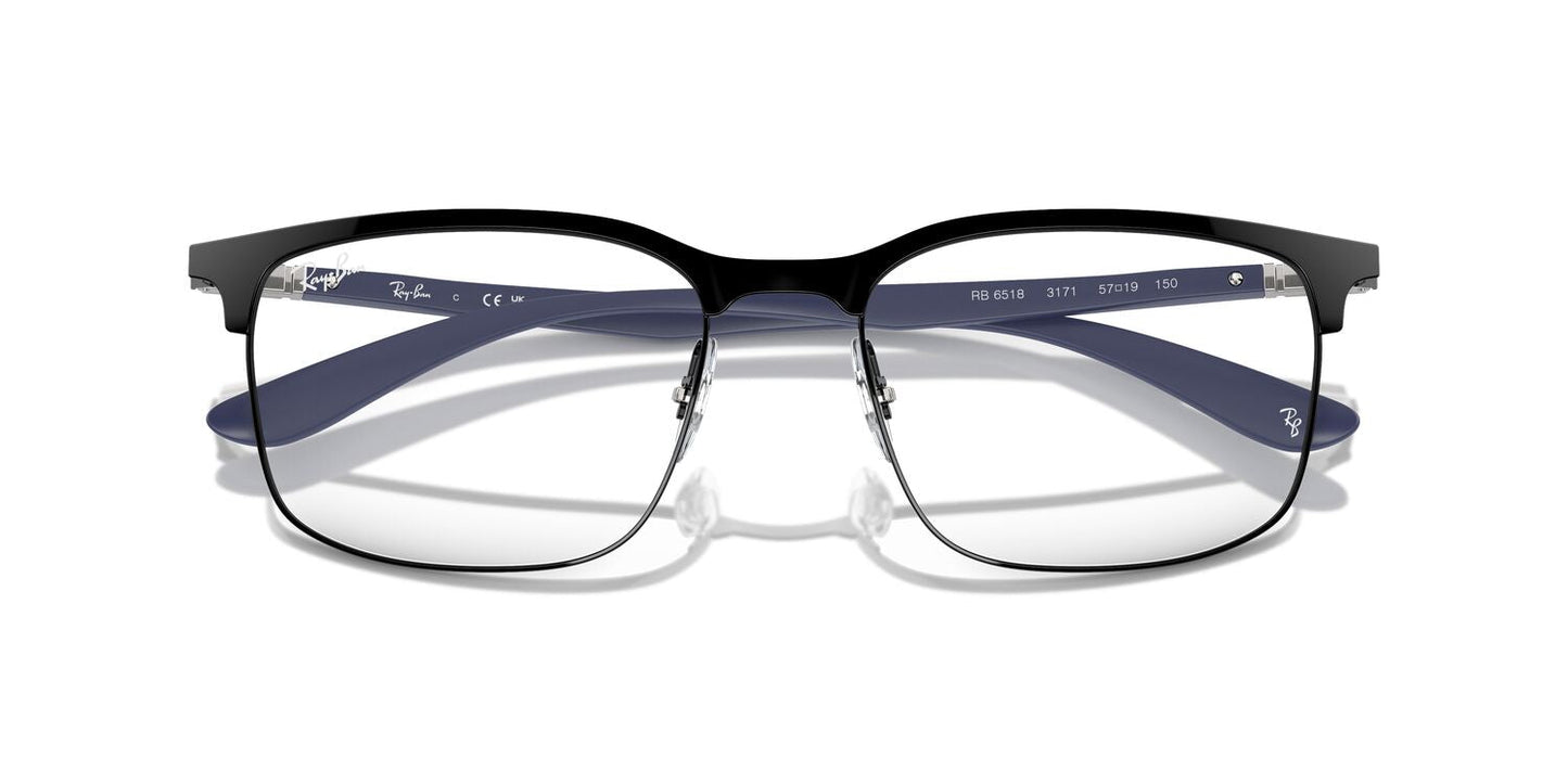 Gafas Oftálmicas Ray-Ban RX6518 Unisex Color Negro