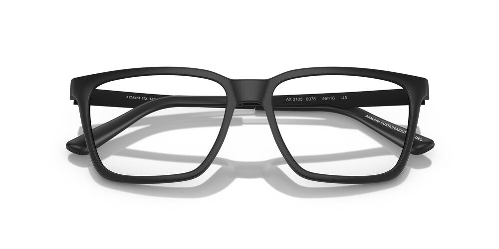 Gafas Oftálmicas Armani Exchange 0AX3103 Hombre Color Negro