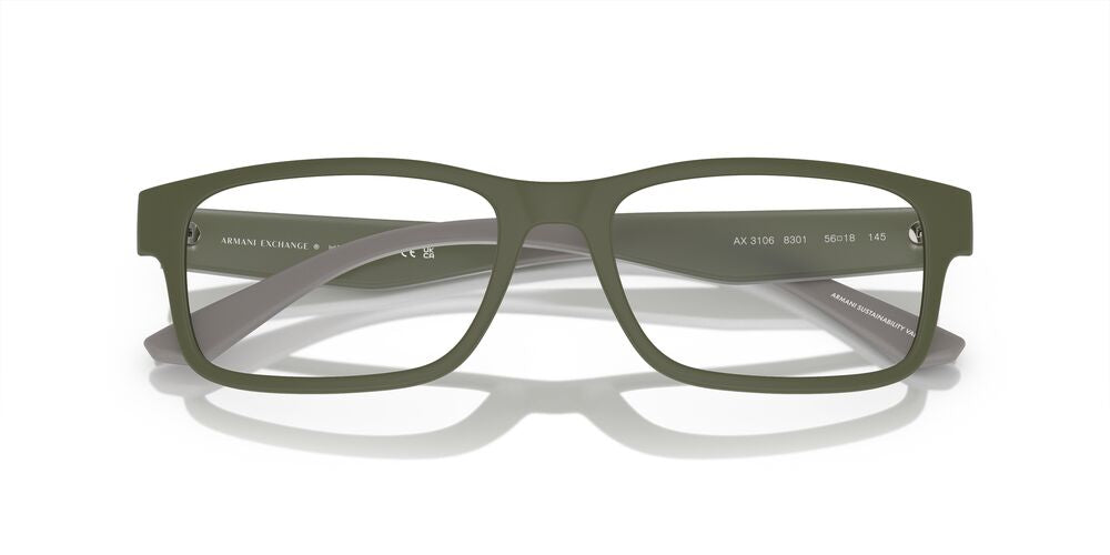 Gafas Oftálmicas Armani Exchange AX3106 Hombre Color Verde