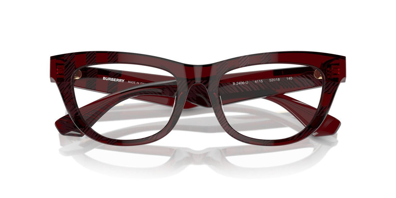 Gafas Oftálmicas Burberry BE2406U Mujer Color Rojo