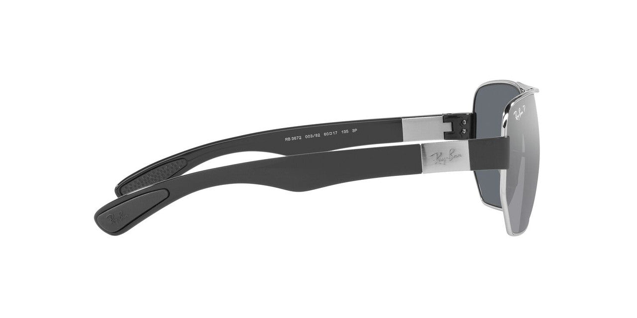 Gafas de Sol Ray-Ban 0RB3672 Unisex Color Plateado