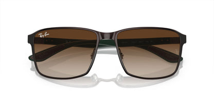 Gafas de Sol Ray-Ban 0RB3721 Unisex Color Café
