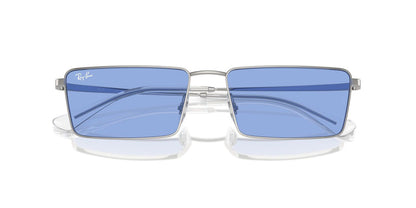 Gafas de Sol Ray-Ban RB3741 Unisex Color Plateado