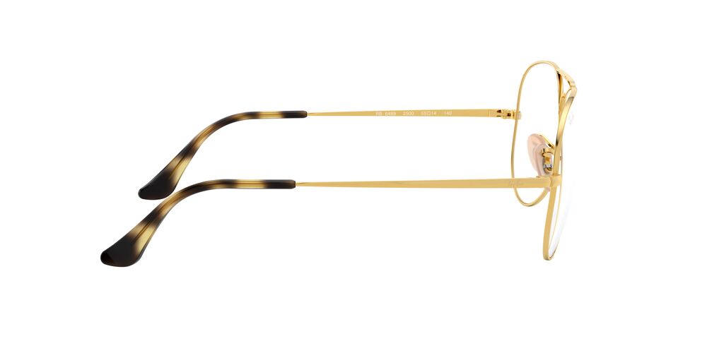 Gafas Oftálmicas Ray-Ban 0RX6489 Unisex Color Dorado