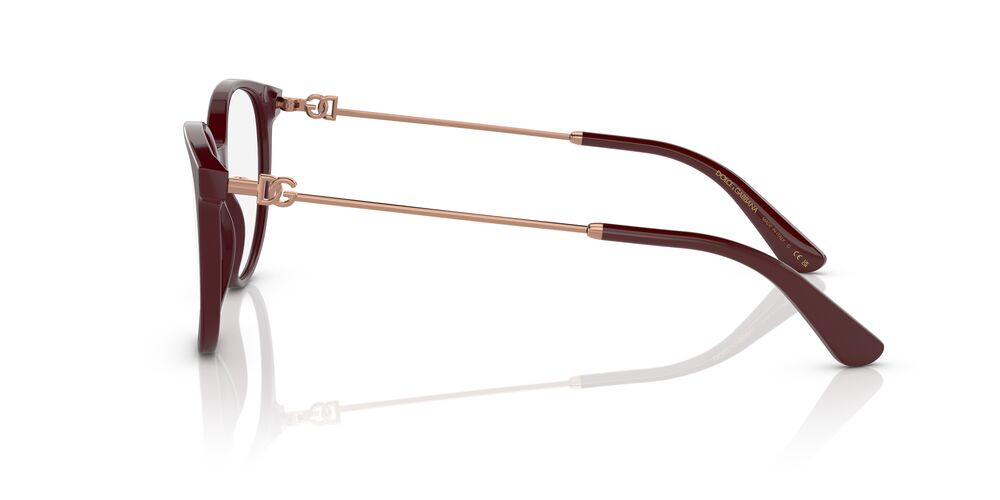 Gafas Oftálmicas Dolce Gabbana 0DG3363 Mujer Color Burdeo