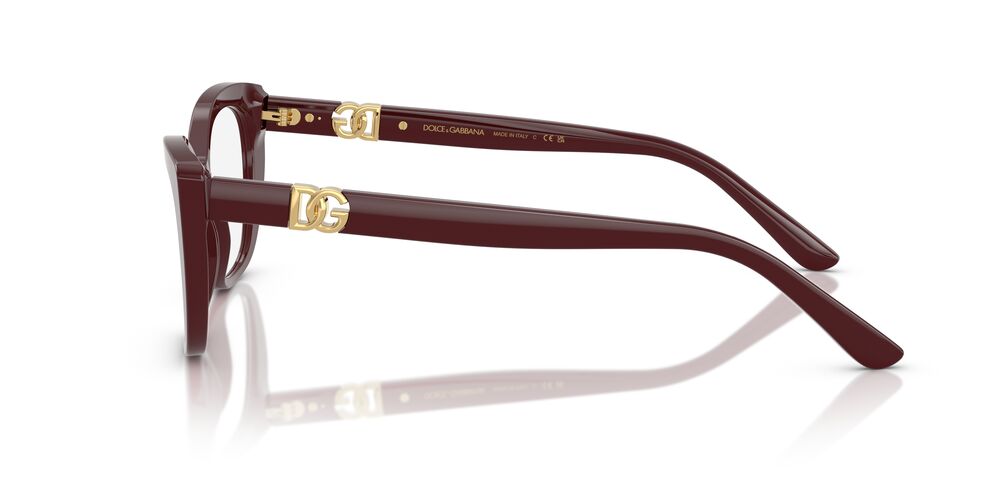 Gafas Oftálmicas Dolce Gabbana DG3398 Mujer Color Burdeo