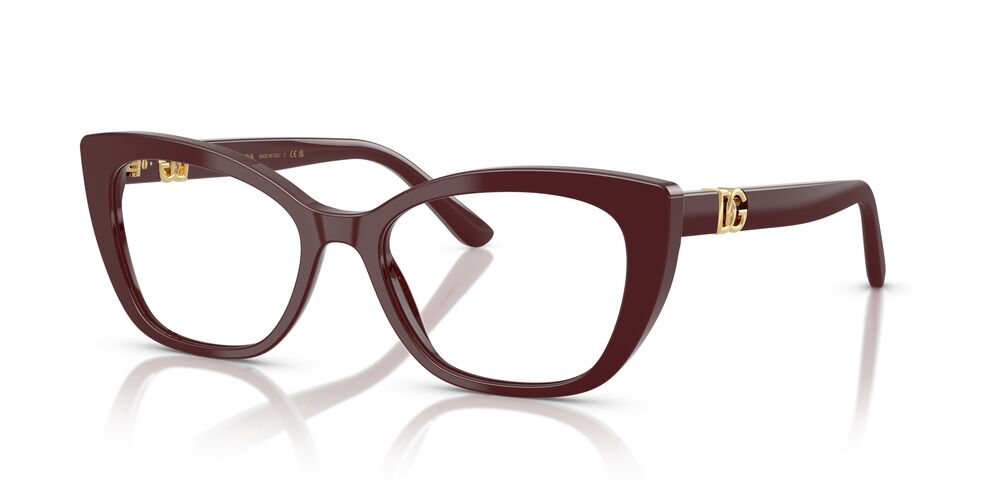 Gafas Oftálmicas Dolce Gabbana DG3398 Mujer Color Burdeo