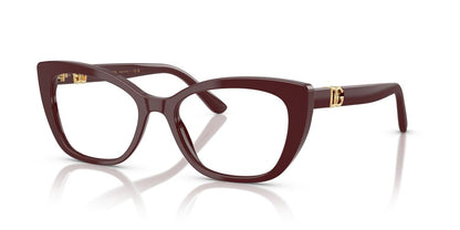Gafas Oftálmicas Dolce Gabbana DG3398 Mujer Color Burdeo