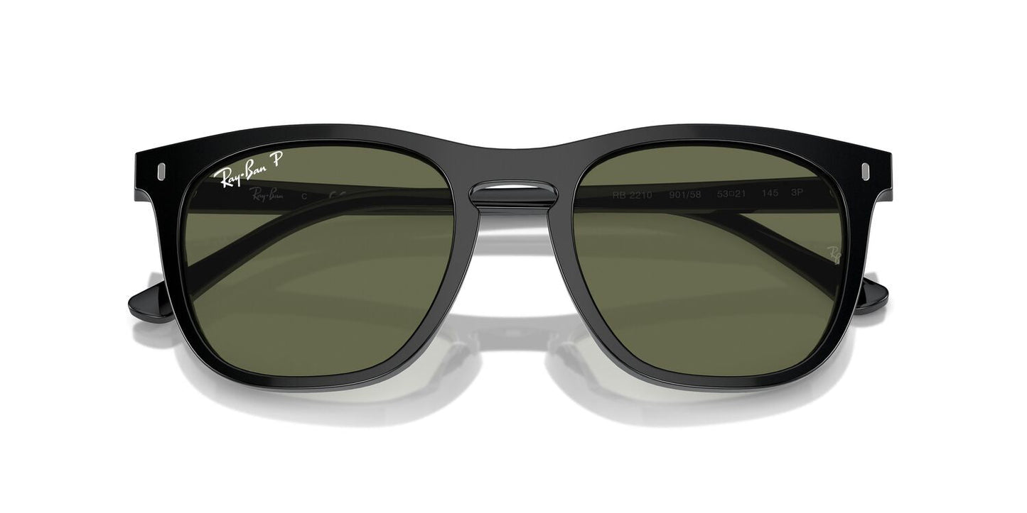 Gafas de Sol Ray-Ban RB2210 Unisex Color Negro