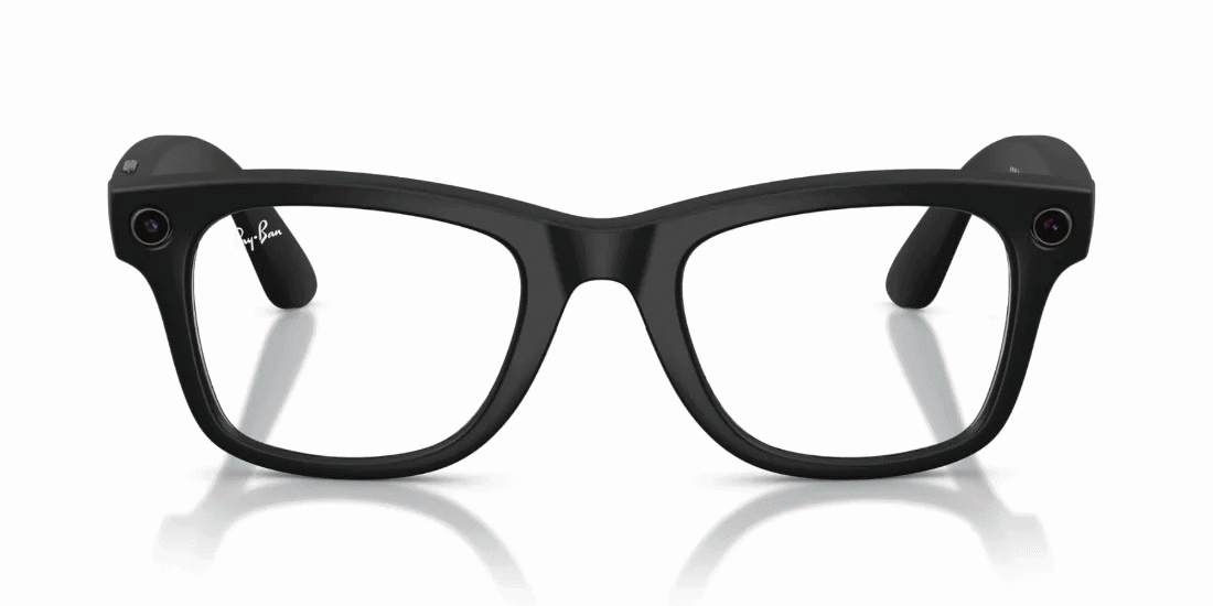 Gafas de Sol Ray-Ban Meta RW4012 Wayfarer Transitions Large Gris/Negro