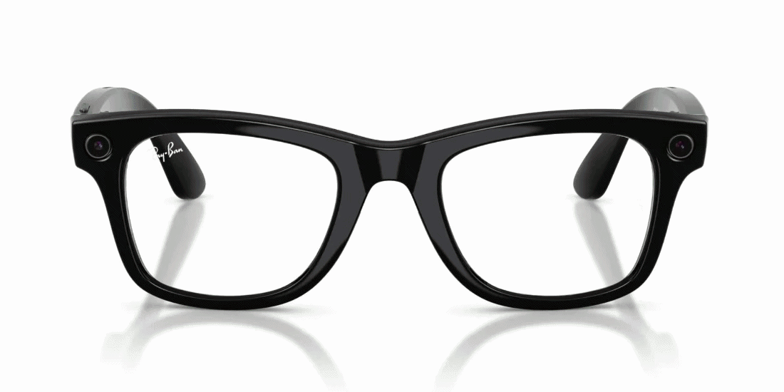 Gafas de Sol Ray-Ban Meta RW4012 Wayfarer Transitions Large Verde/Negro