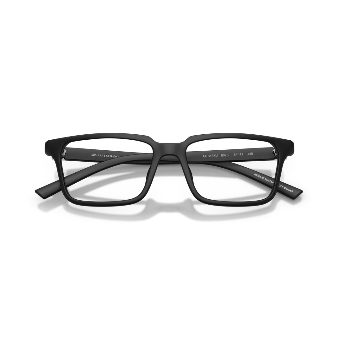 Gafas Oftálmicas Armani Exchange AX3137U Hombre Color Negro