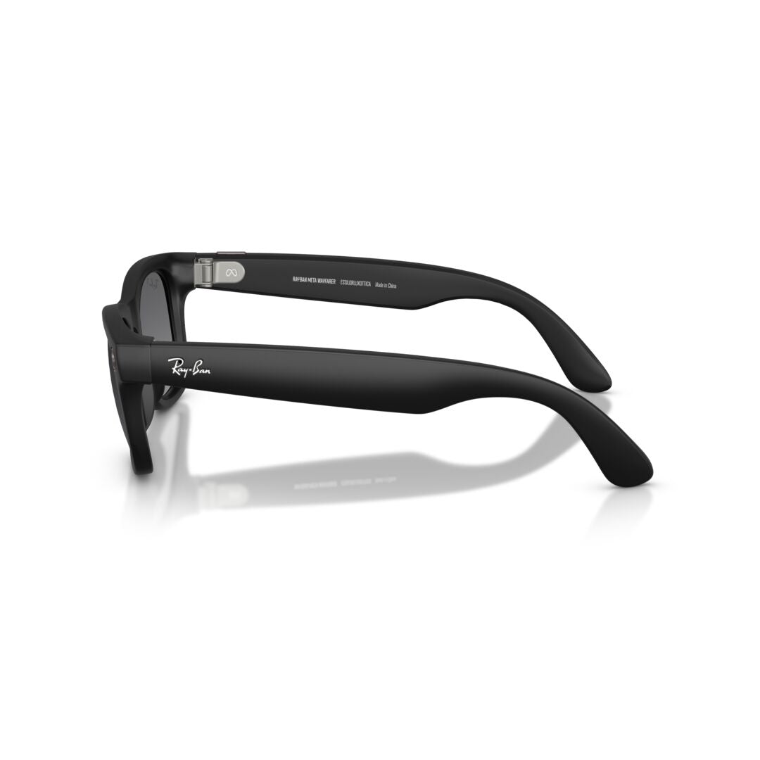 Gafas de Sol Ray-Ban Meta RW4012 Wayfarer Polarizado Gris/Negro