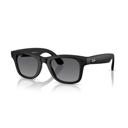 Gafas de Sol Ray-Ban Meta RW4012 Wayfarer Polarizado Gris/Negro