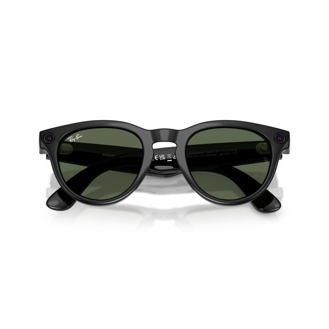 Gafas de Sol Ray-Ban Meta RW4013F Low Bridge Fit Headliner Negro