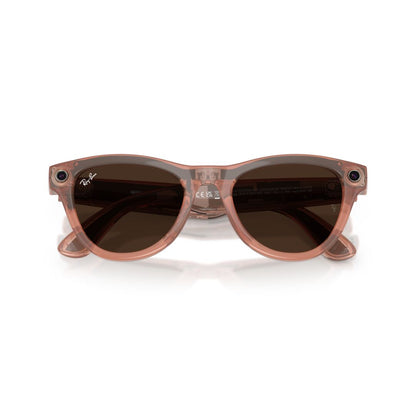 Gafas de Sol Ray-Ban Meta RW4014 Skyler Transitions Café/Durazno