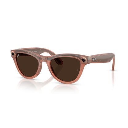 Gafas de Sol Ray-Ban Meta RW4014 Skyler Transitions Café/Durazno
