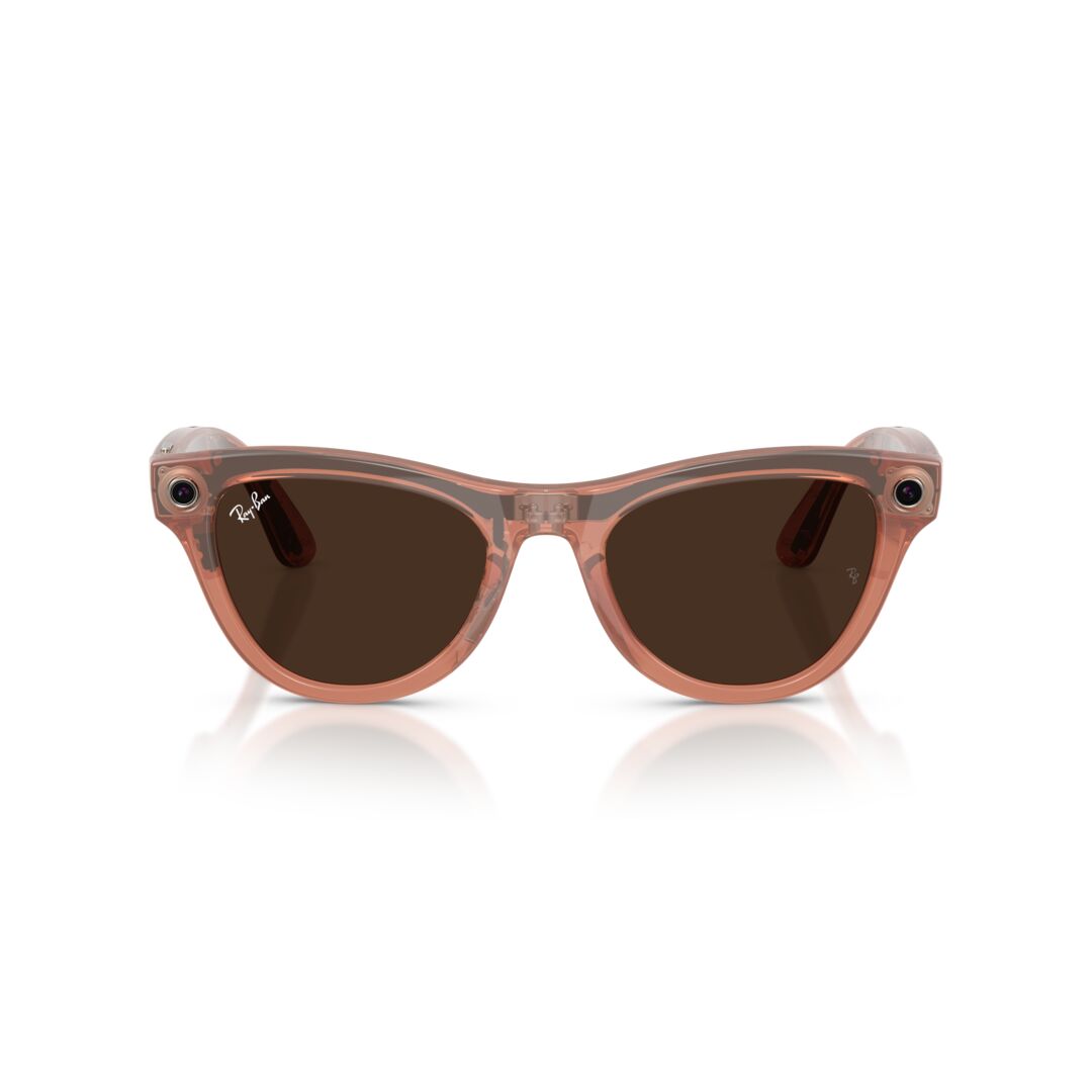 Gafas de Sol Ray-Ban Meta RW4014 Skyler Transitions Café/Durazno