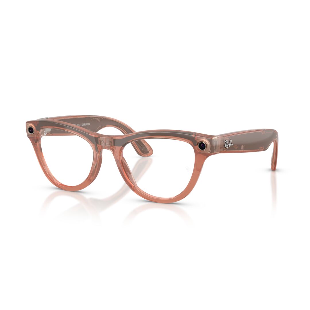 Gafas de Sol Ray-Ban Meta RW4014 Skyler Transitions Café/Durazno