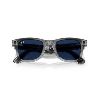 Gafas de Sol Ray-Ban Meta RW4012 Wayfarer Transitions Azul/Gris