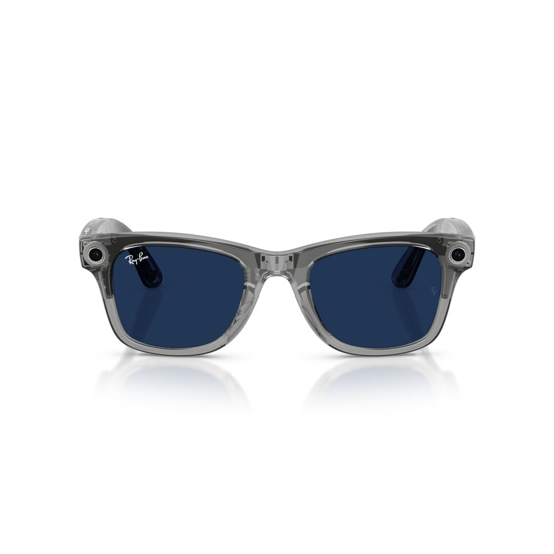 Gafas de Sol Ray-Ban Meta RW4012 Wayfarer Transitions Azul/Gris