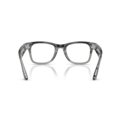 Gafas de Sol Ray-Ban Meta RW4012 Wayfarer Transitions Large Azul/Gris