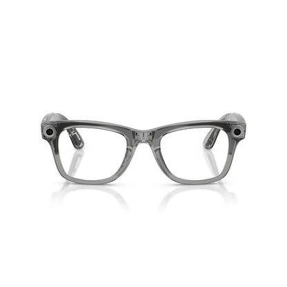 Gafas de Sol Ray-Ban Meta RW4012 Wayfarer Transitions Large Azul/Gris