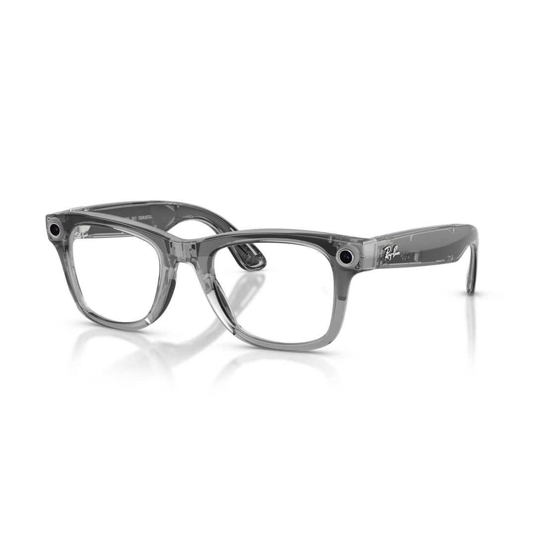 Gafas de Sol Ray-Ban Meta RW4012 Wayfarer Transitions Azul/Gris